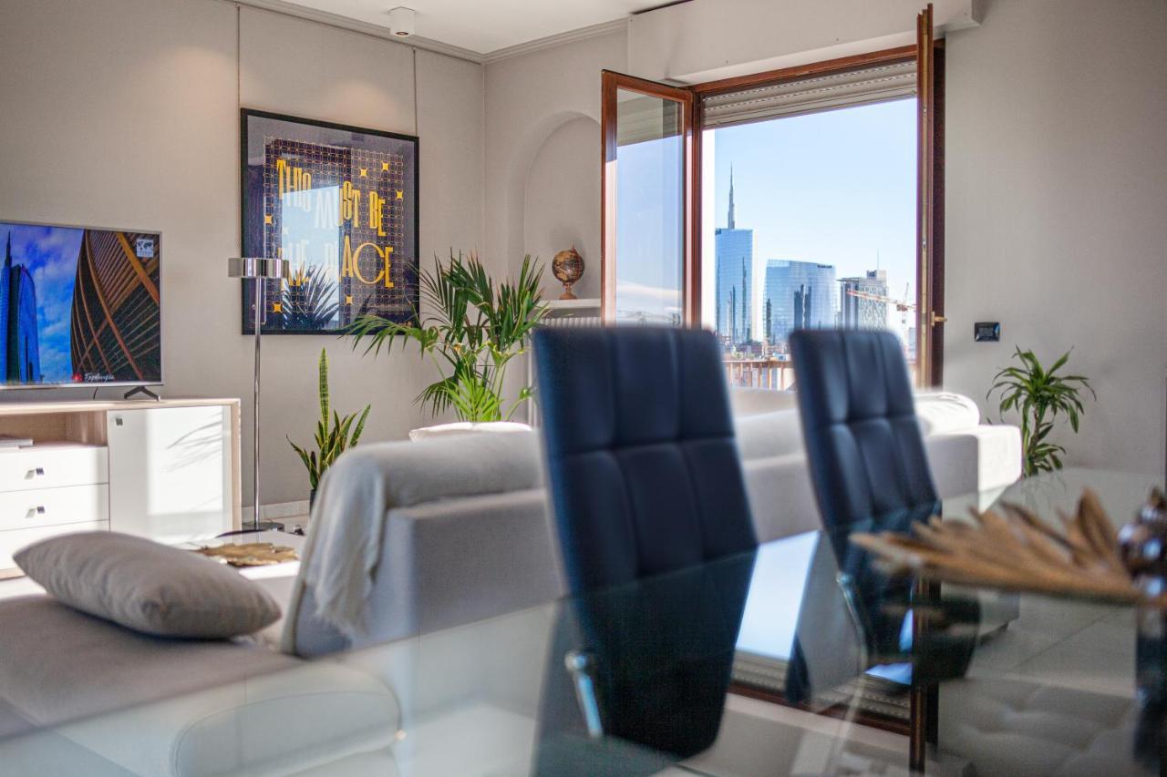 Stelvio Rooftop - Penthouse Skyline With Terrace And Jacuzzi Milan Exterior photo